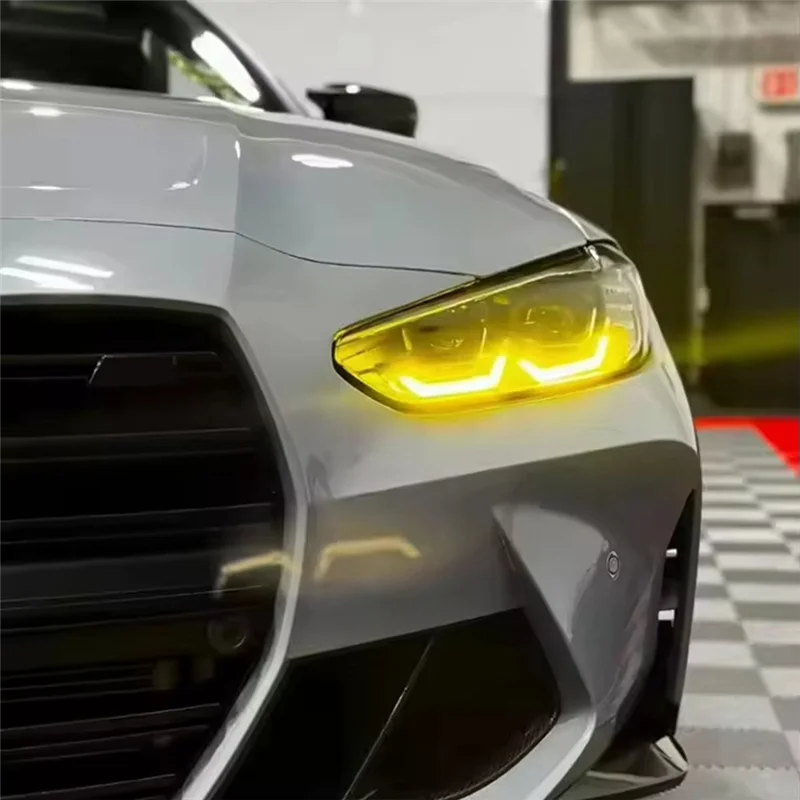 Per BMW M3 M4 CSL Serie 4 G22 G23 G80 G82 Giallo Limone DRL Moduli LED Chip Luci Diurne Schede LED-ABQU