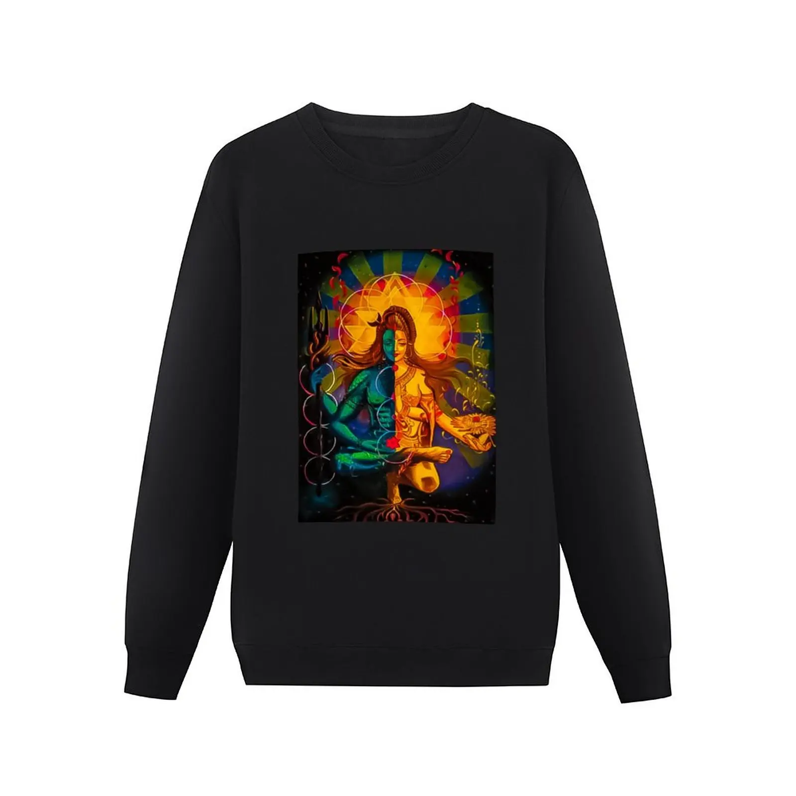 ShivShakti God Shiva and Godesss Parvati Pullover Hoodie men clothing new sweatshirt