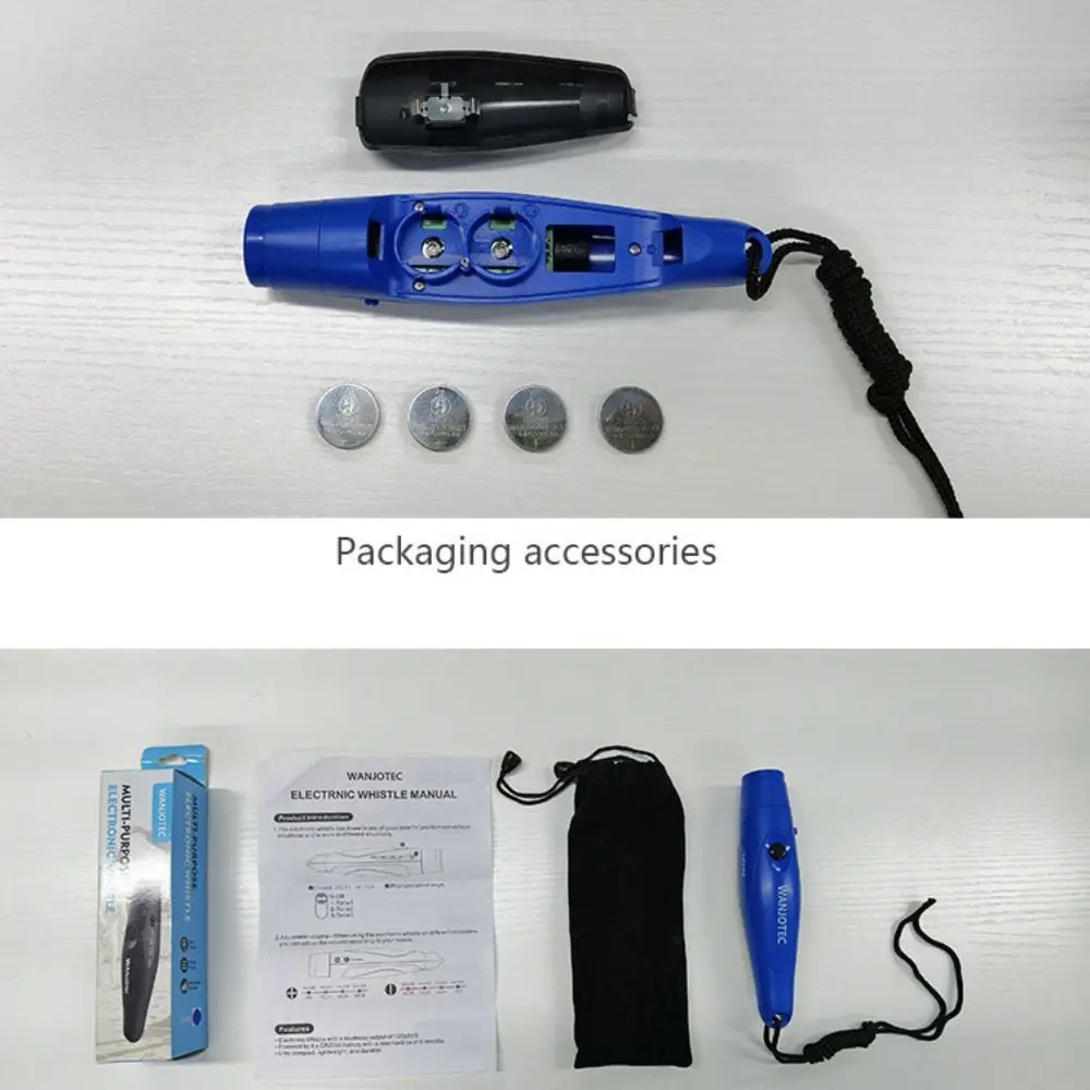 

Electronic Electric Whistle Loud High Decibel Sports Events Whistle Trisyllabic Adjustable Game Training Electronic Whistle