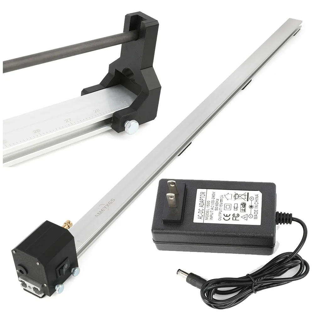 

Electric Arrow Cutter 30 Inch Max Length with Diamond Saw Blades for Carbon Fiber Aluminum Alloy Wooden Arrow Shafts Bow Hunting