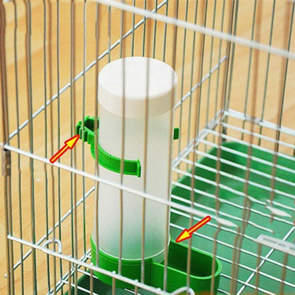 Multipurpose Bird Feeder and Waterer, Great for Parrot Cockatiel Canary, Choose the Right Size 60ml/90ml/140ml/150ml