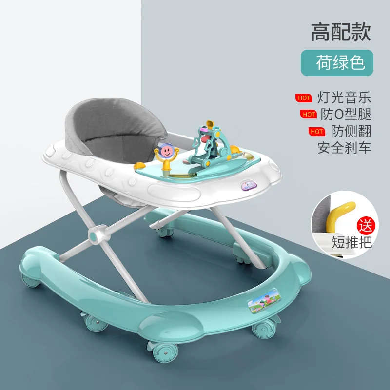 Baby Walker Multi-functional Anti-O-leg Rollover Trolley Baby Walker Walker for Baby