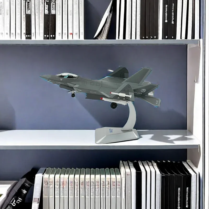 2024 Diecast 1:100 Scale J-35 fighter Alloy finished aircraft simulation model Static decoration Souvenir gifts for adult boy