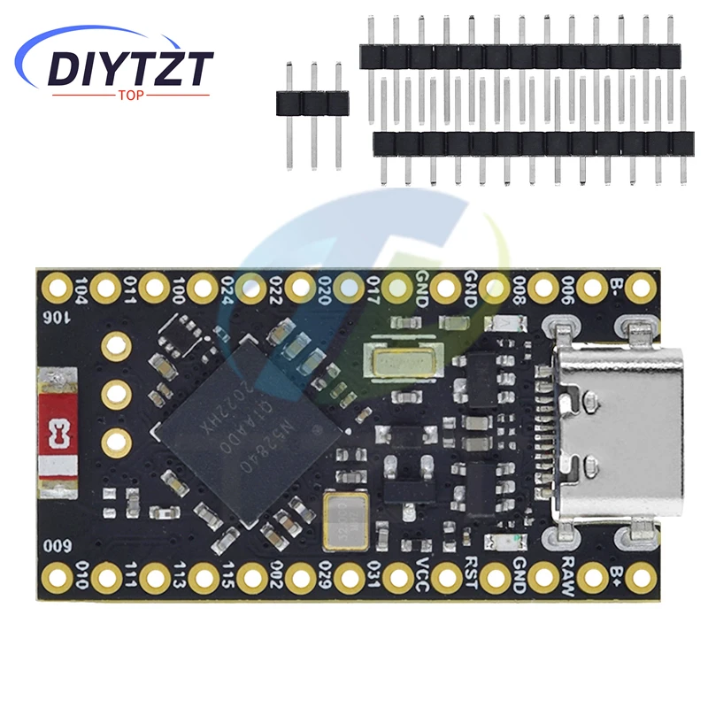 Placa de desarrollo NRF52840 Compatible con Nice! Nano V2.0 Bluetooth Gestión de carga Pro Micro NRF52840