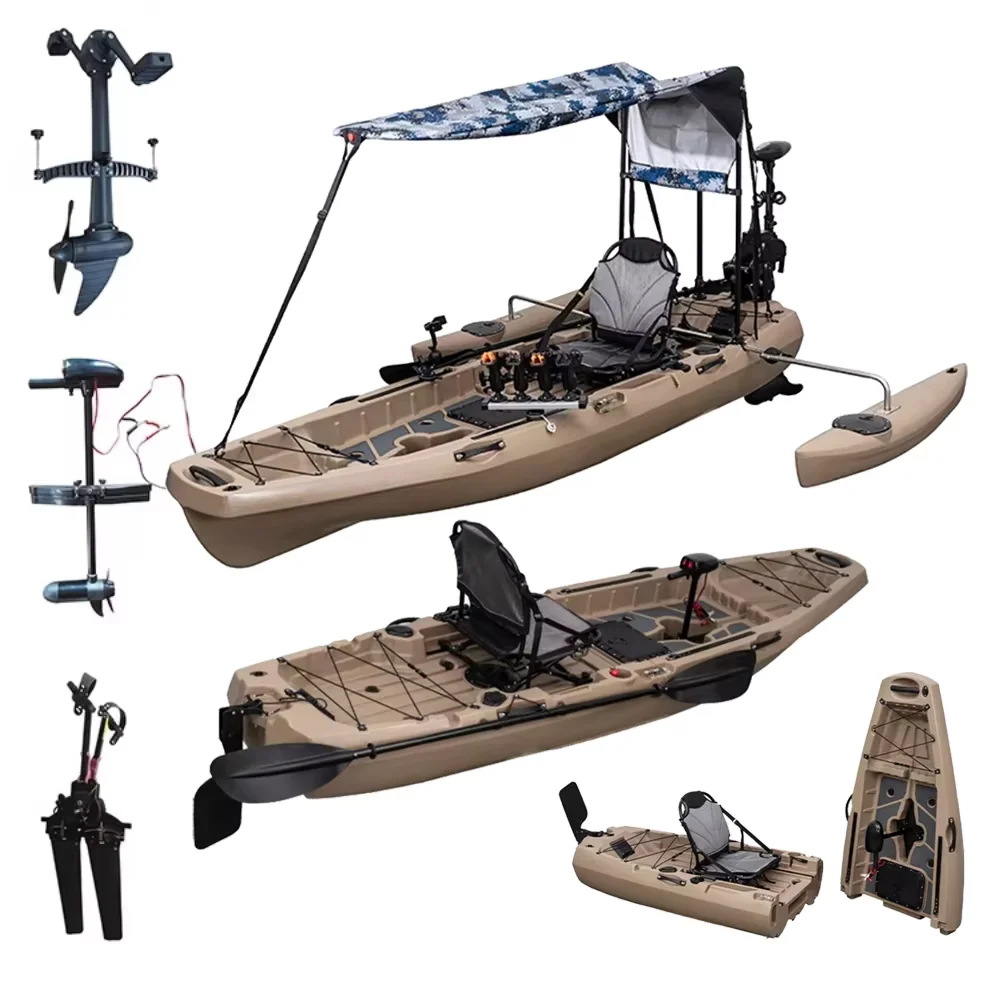 LLDPE Modular Hybrid Fishing Boat (Pedal & Electric Drive) 3