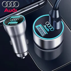 Car Charger Cigarette Lighter Adapter USB Port Adapter for Audi A1 A2 A3 A4 A5 A6 A7 A8 Q1 Q2 Q5 Q6 Q7 Q8 TT