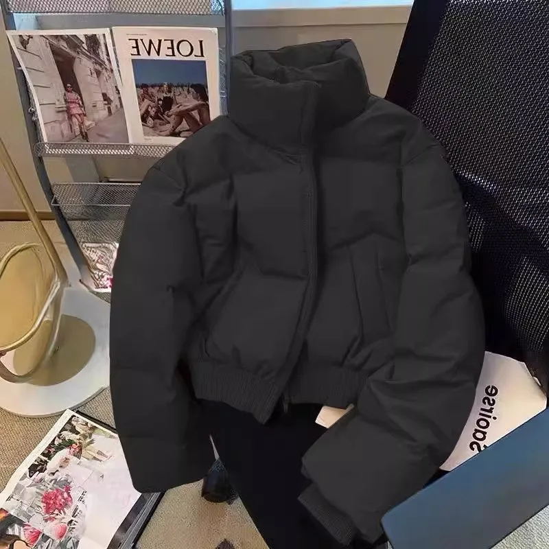 

Женские стеганые парки-пуховики с металлическим эффектом, без стирки, с радужным бантом, цвета шампань, с сетчатой нитью, из био-хлопка, с меховым воротником в горошек, с боковыми вставками