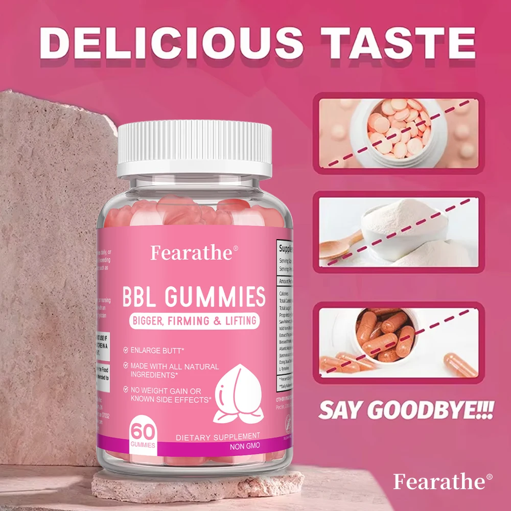 

Конфеты BBL — большая попа, управление формой тела, улучшение внешнего вида, повышение уверенности, скульптура ягодиц и бедер — 60 капсул