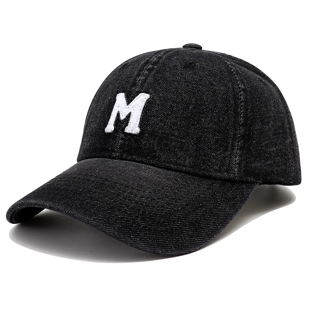 عالية الجودة الكورية نمط غسلها الدنيم قبعة بيسبول الهيب هوب في الهواء الطلق Snapback قبعة قابل للتعديل قبعات للآباء عادية للنساء الرجال Gorras