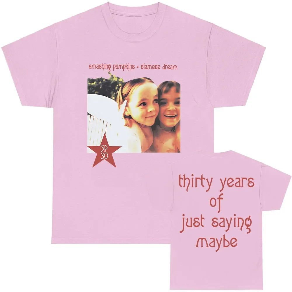 تي شيرت Siamese Dream للذكرى الثلاثين تي شيرت The Smashing Pumpkins Rock Band تي شيرت صيفي ناعم ملابس جرافيك #5