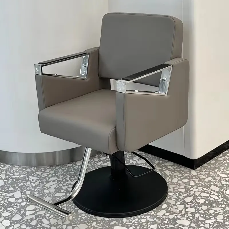 

Exquisite Luxury Barber Chair Trendy Backrest Hairstylist Premium Barber Chair Unique Simple Silla De Barbero Salon Furniture