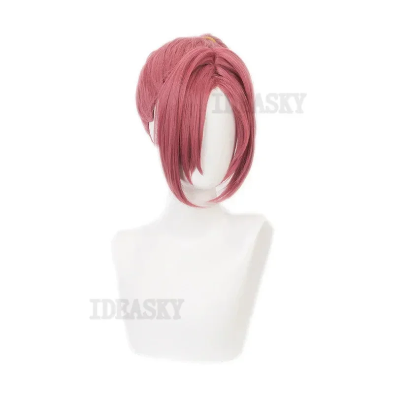 Mitsuba Sousuke Anime Jibaku Shounen Toilet Bound Hanako Kun Cosplay Costume Pink Wig Shoes Camera PropsUniform MN5