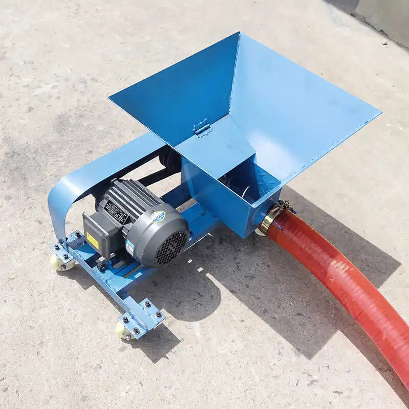 Grain suction machine Push grain pumping machine Hopper type Reverse push screw feeder