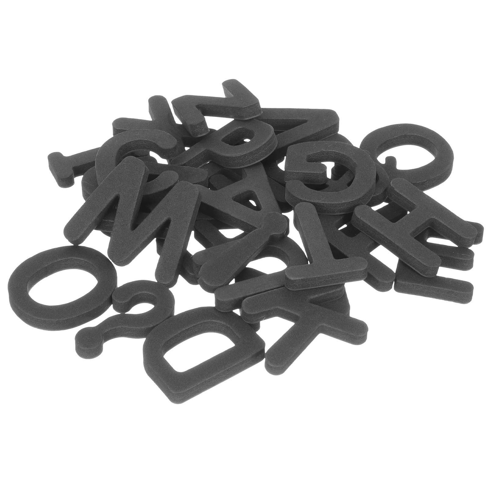 Squiggle Pen Black Letters Fridge Magnets Alphabet Foam Magnetic Self Adhesive Preschool Learning Toys Household