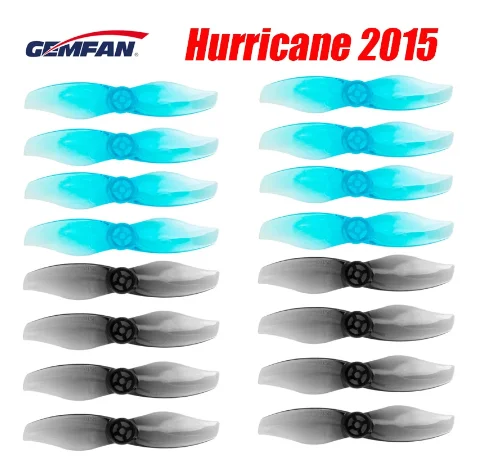 GEMFAN 2015 Hurricane 2X1.5 2-Blade PC Propellers 1.0Mm/1.5Mm for RC FPV Freestyle 2 Inches DIY Drone Parts Toothpicks