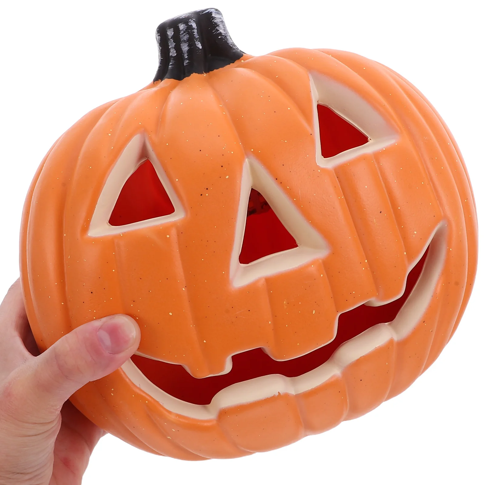 

Operated Halloween Pumpkin Lantern O Lantern Plastic Lighted Pumpkin Outdoor Garden Yard Decoration