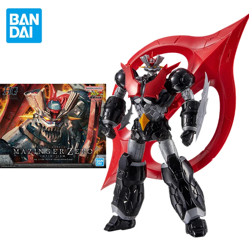 

Bandai Original Mazinger Z Anime Figure Model HG 1/144 MAZINGER ZERO INFINITISM Anime Action Figure Toys Gifts for Children