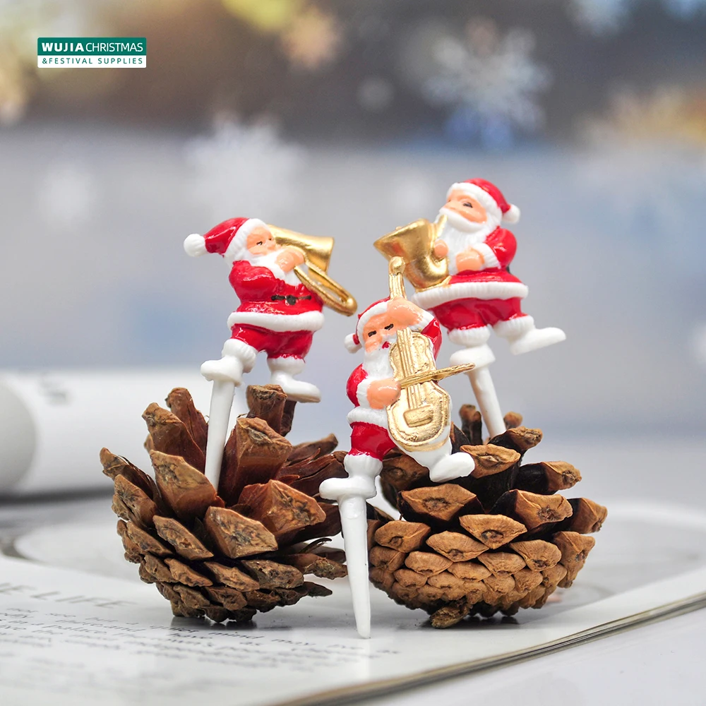 5 teile/satz ins Silvester Weihnachts kuchen Topper Santa Claus DIY Kinder Noël Party Cupcake Familie Weihnachten Geschenke Dessert Dekoration – Detail 11