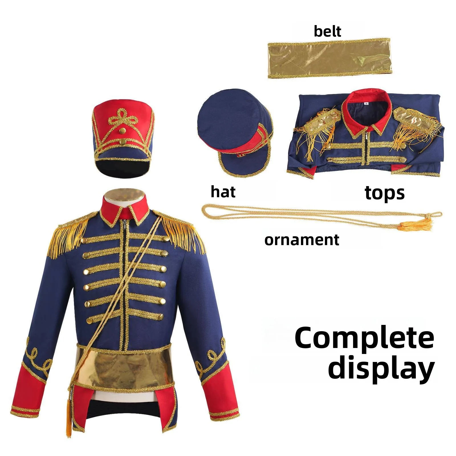 Halloween Cosplay Europese Sle Court Performance Hoge Hoed Traditioneel kostuum voor dames Stage Performance Outfit