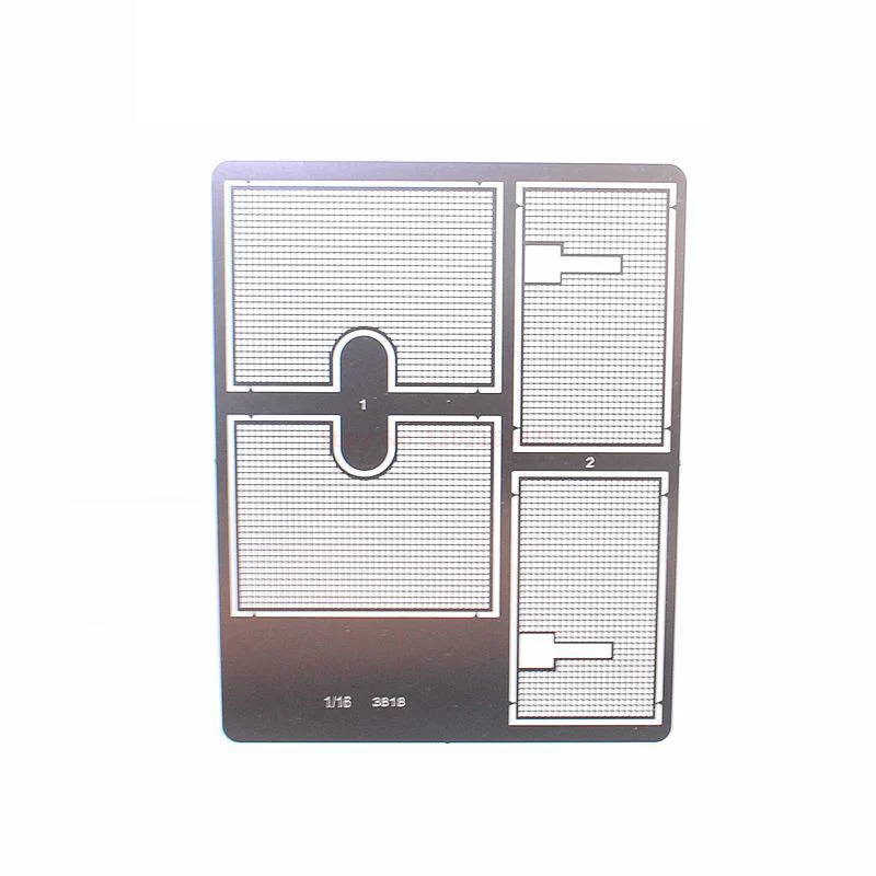 Henglong Tiger Black Panther G Cheetah Tiger King 99A Tank Metal Protective Plate Explosion Proof Mesh Etched Sheet Steel Mesh