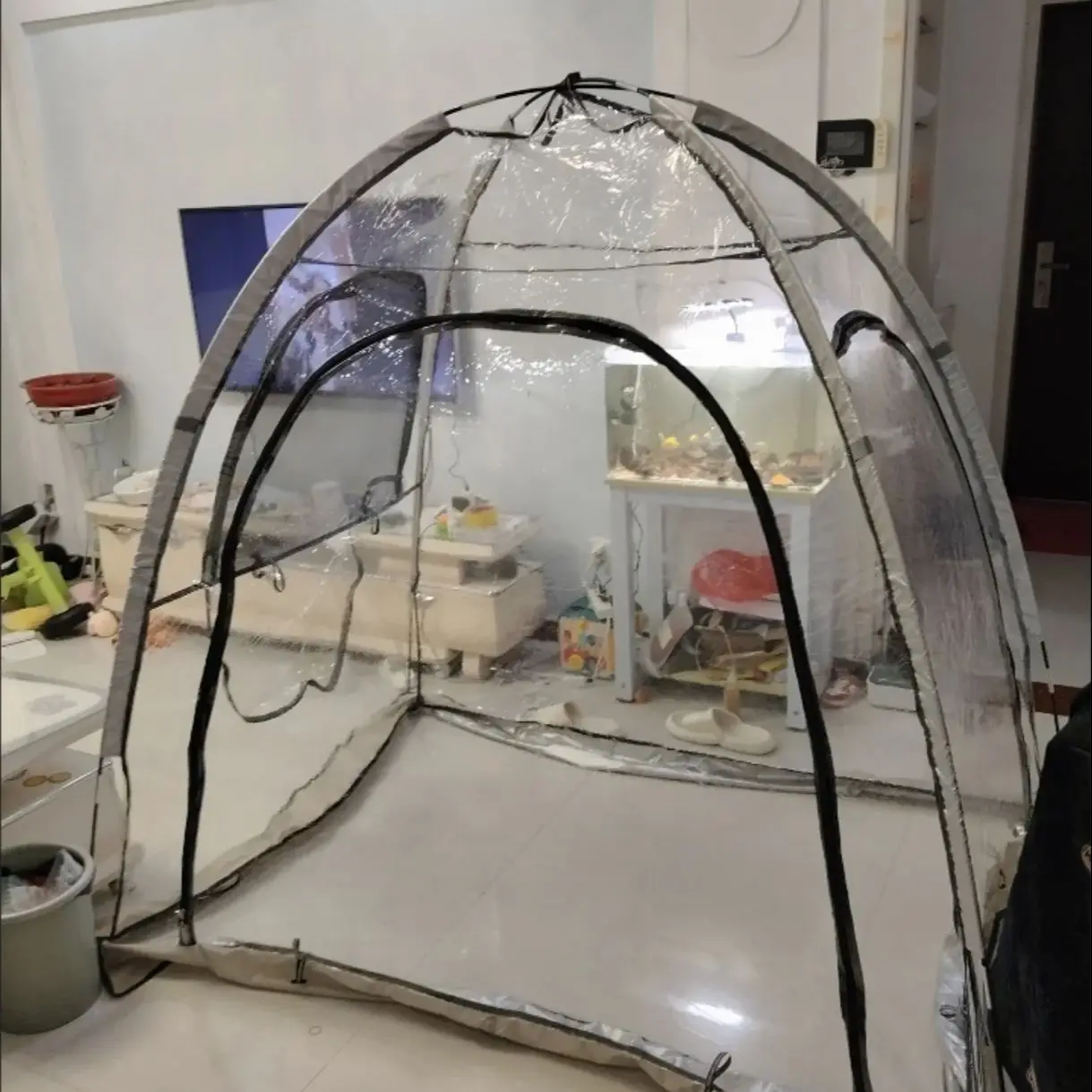 

Прочный ПВХ, прозрачный шатер-пузырь для помещений, мгновенно устанавливаемый всепогодный тент для футбольных матчей, мероприятий на открытом воздухе, на 2 человека