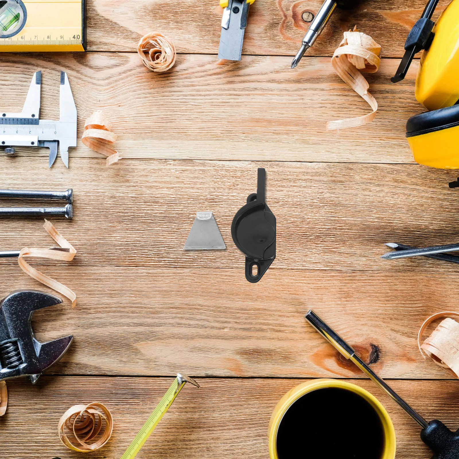 قفل أمان للنافذة المنزلقة من الألومنيوم، قفل باب هلال أسود لقطع غيار الأبواب المنزلقة للنوافذ #6