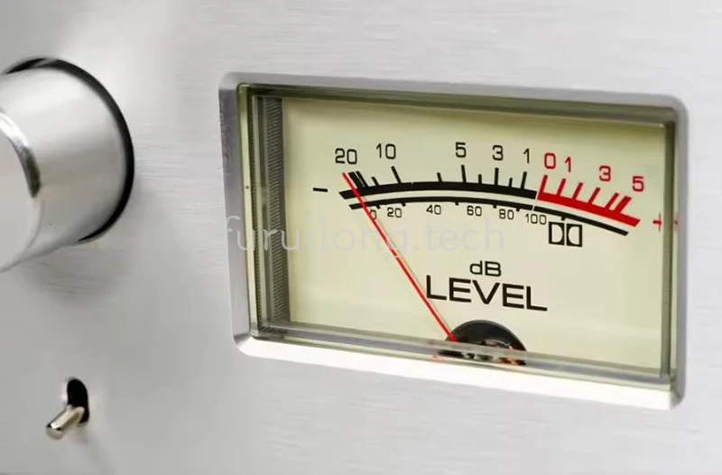 All Aluminum Alloy Preamplifier Chassis with Dual VU Meters