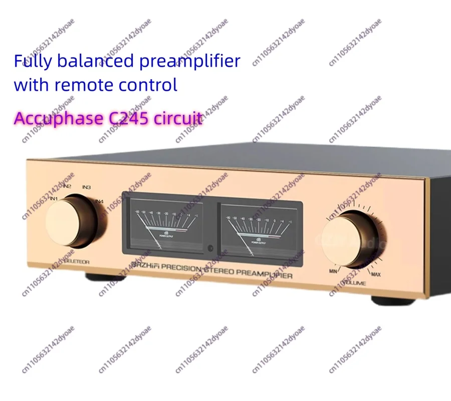 Refer Accuphase C245 Circuit, Fully Balanced Preamplifier,HiFi Preamplifier With Remote Control,RCA*2: XLR*2