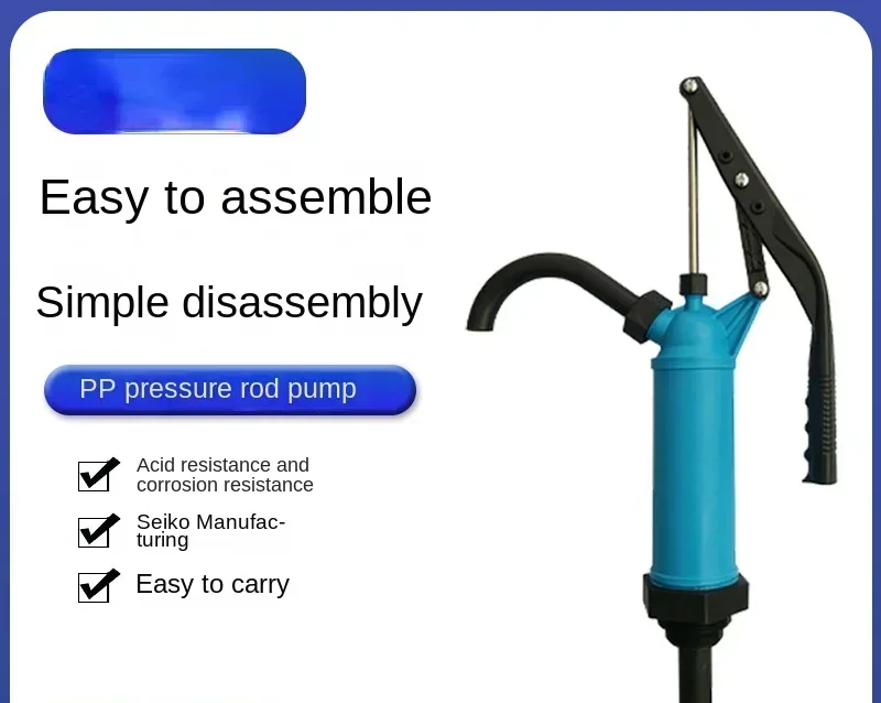 

Durable PP Plastic Anti-corrosion Hand Pressure Oil Drum Oil Pump Hand Pressure Pump