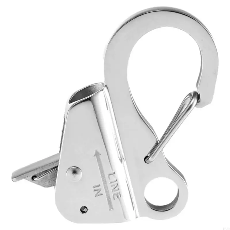  Secure 304 Stainless Steel Spring Release Boat Fastener Hook With Lock Mechanism 3 8In