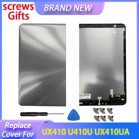 UX410 U410U UX410UA UX410UF UX410UQ U4000U 노트북 후면 덮개 상단 케이스 쉘 실버 그레이 14.0용 기존 스크린 뒷면 커버