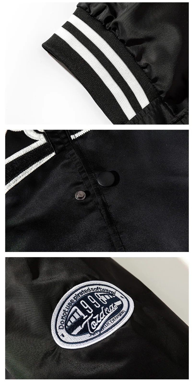 سترة البيسبول غير الرسمية الرجال ربيع الخريف الهيب هوب التطريز زوجين معطف النمط الأمريكي 2025 Z1