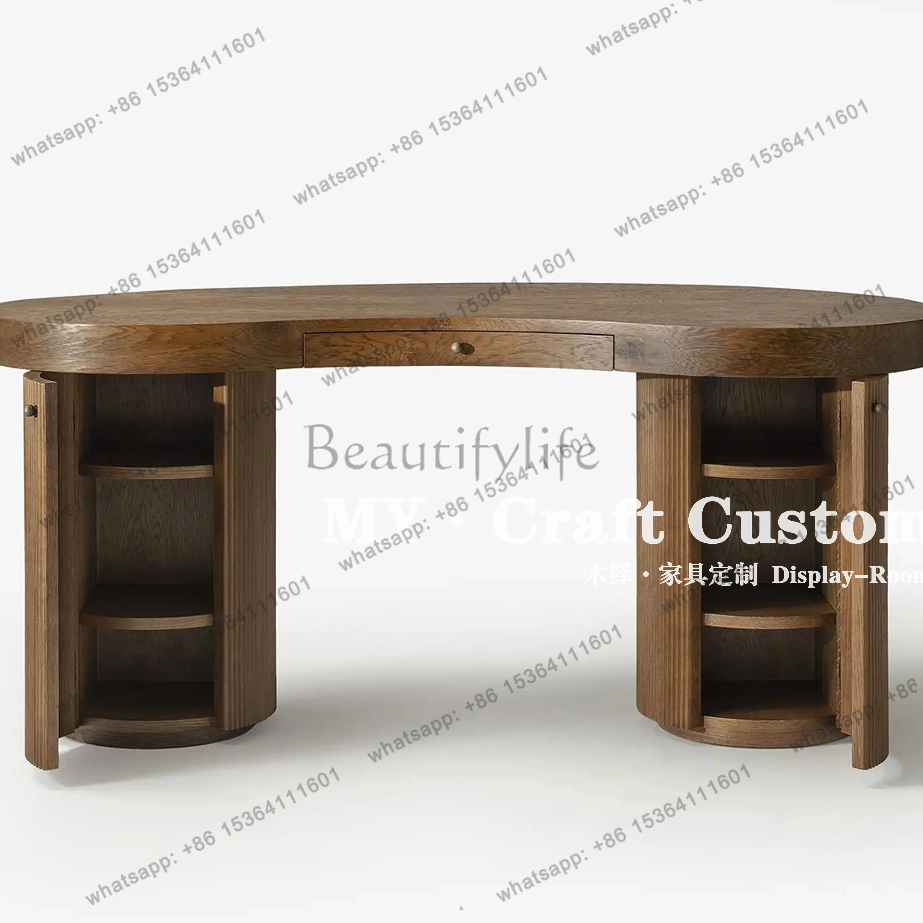 Medieval style desk designer creative living room home writing desk computer table