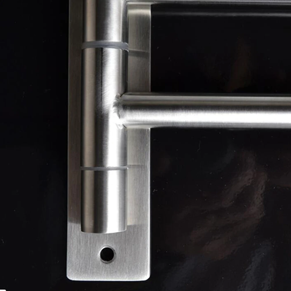 

Stainless Steel Towel Rack 2 Rods Rotating Holder Swing Bath Towel Bar Hanger Bathroom Kitchen Wall Mount Space Saving Solution