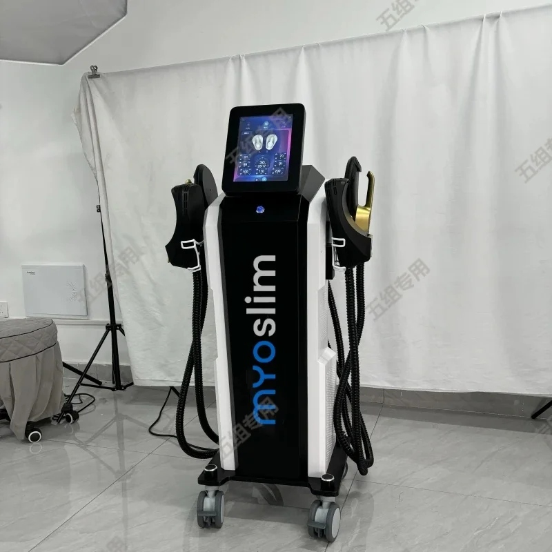 Máquina de escultura corporal ems 15 tesla 6500w nova queima de gordura ems escultura corporal eletromagnética estimular máquina de modelagem muscular