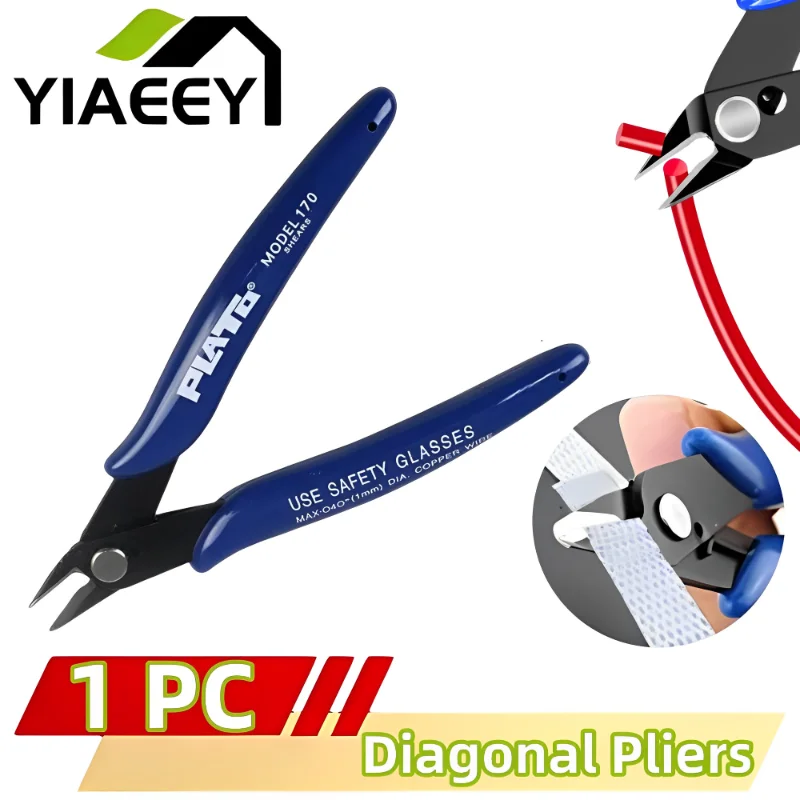 1Pc Diagonal Pliers Electrical Wire Cable Cutters Cutting Side Snips Flush Pliers Nipper Hand Tools Alicate Wire Stripper