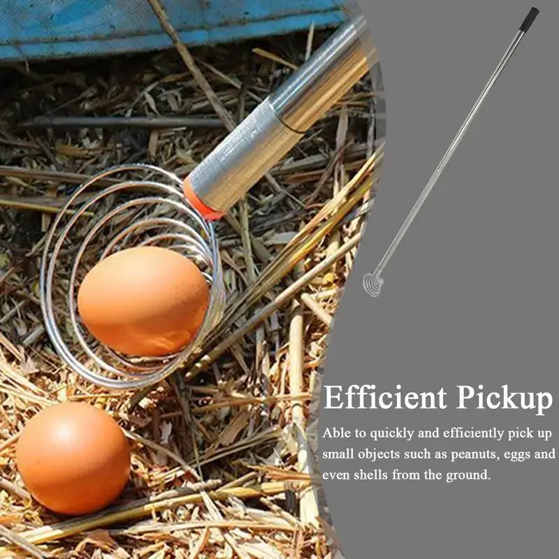 Egg Tool Scooper Household Picker Flexible Lightweight Garden Extension Reacher for Garden Outdoor Maintenance Backyard