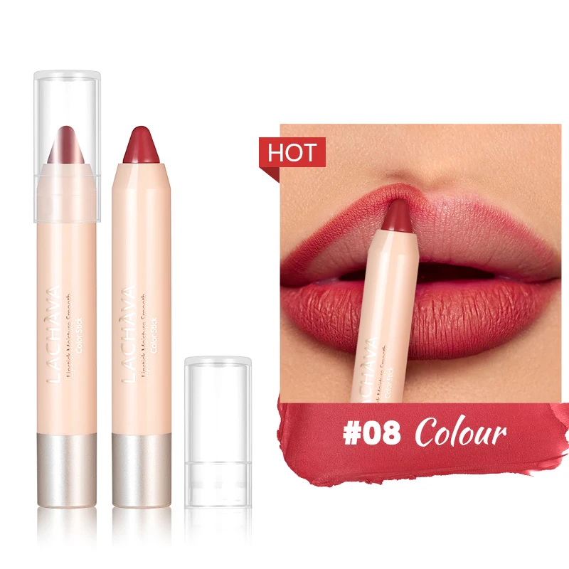 ลิปสติกเนื้อแมทติดทนนาน 2 ชิ้น - เนื้อกํามะหยี่ ป้องกันรอยเปื้อนสําหรับริมฝีปากแห้ง |   ลิปไลเนอร์ ผิวเรียบลื่น |   แต่งหน้าของผู้หญิง
