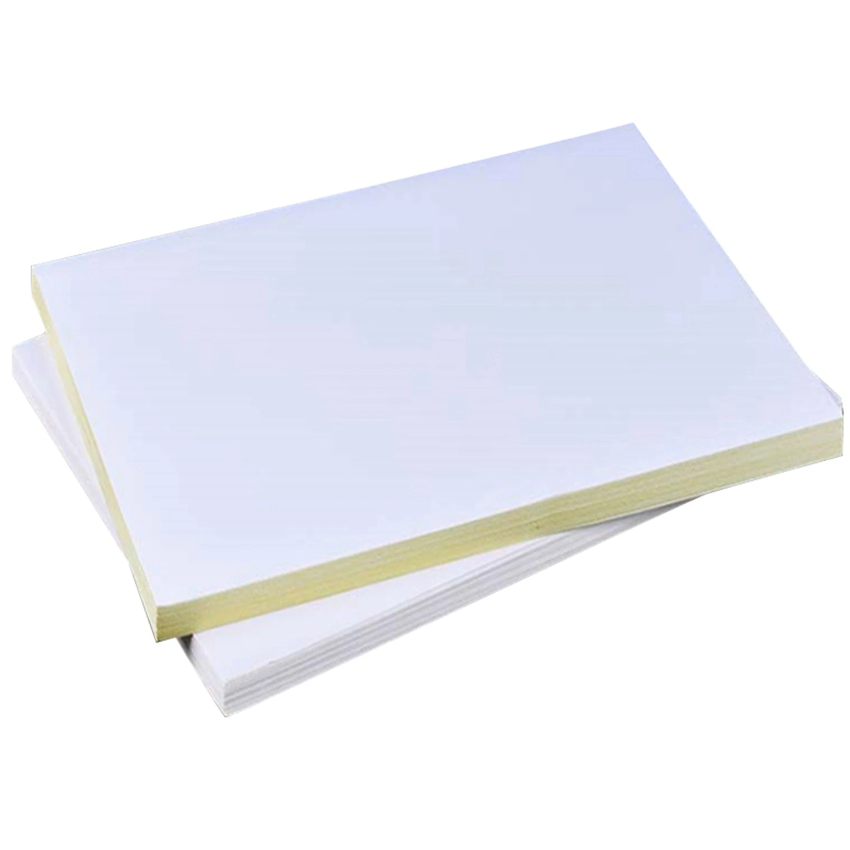 L53A-100 Pcs Lazer 잉크젯 프린터 복사기 용 A4 흰색 자체 접착 방수 스티커, 50 Pcs 광택 및 50 Pcs 매트