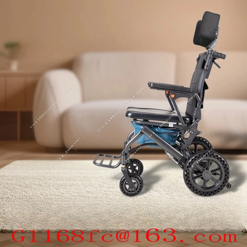 Manual Wheelchair Folding Light Hand Push Multi-function Scooter