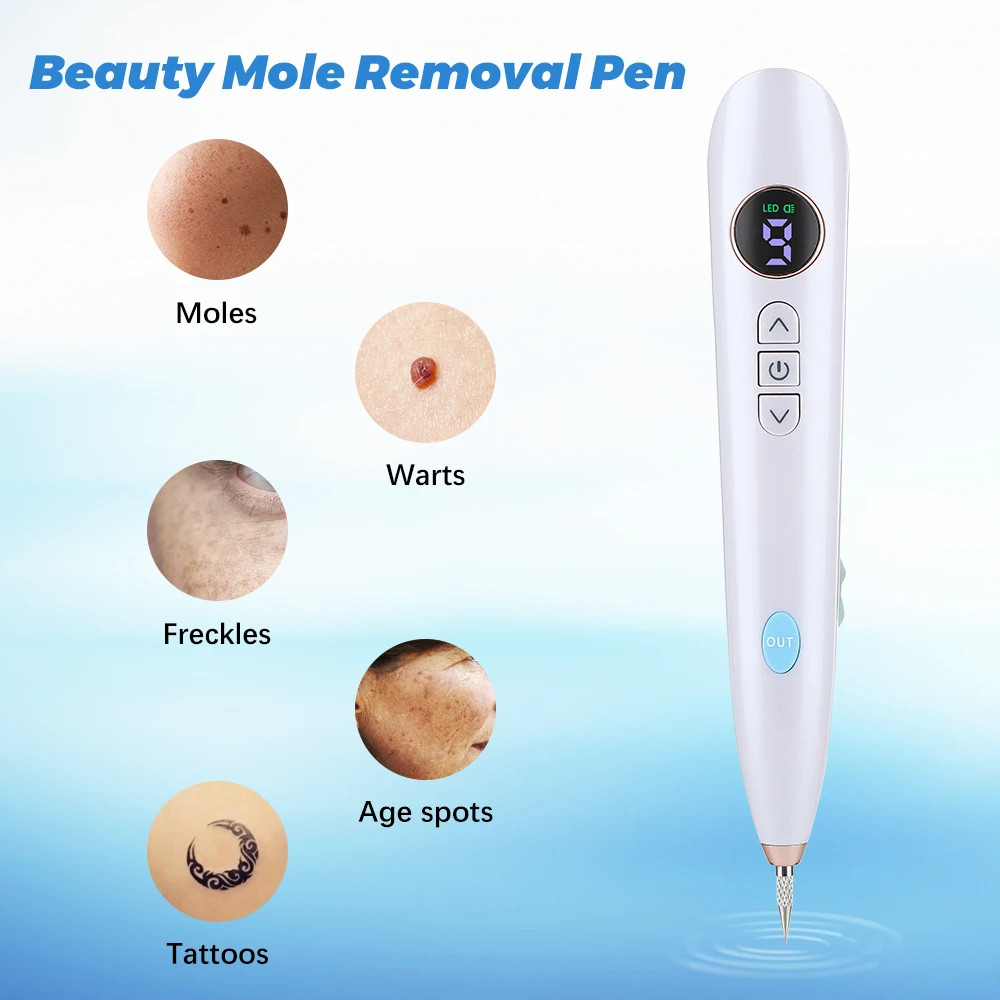 Electric Home Mini Mole Scanning Beauty Pen Blackhead Remover Vacuum Cleaner Facial Black Dots Vacuum Cleaner Pimple Acne