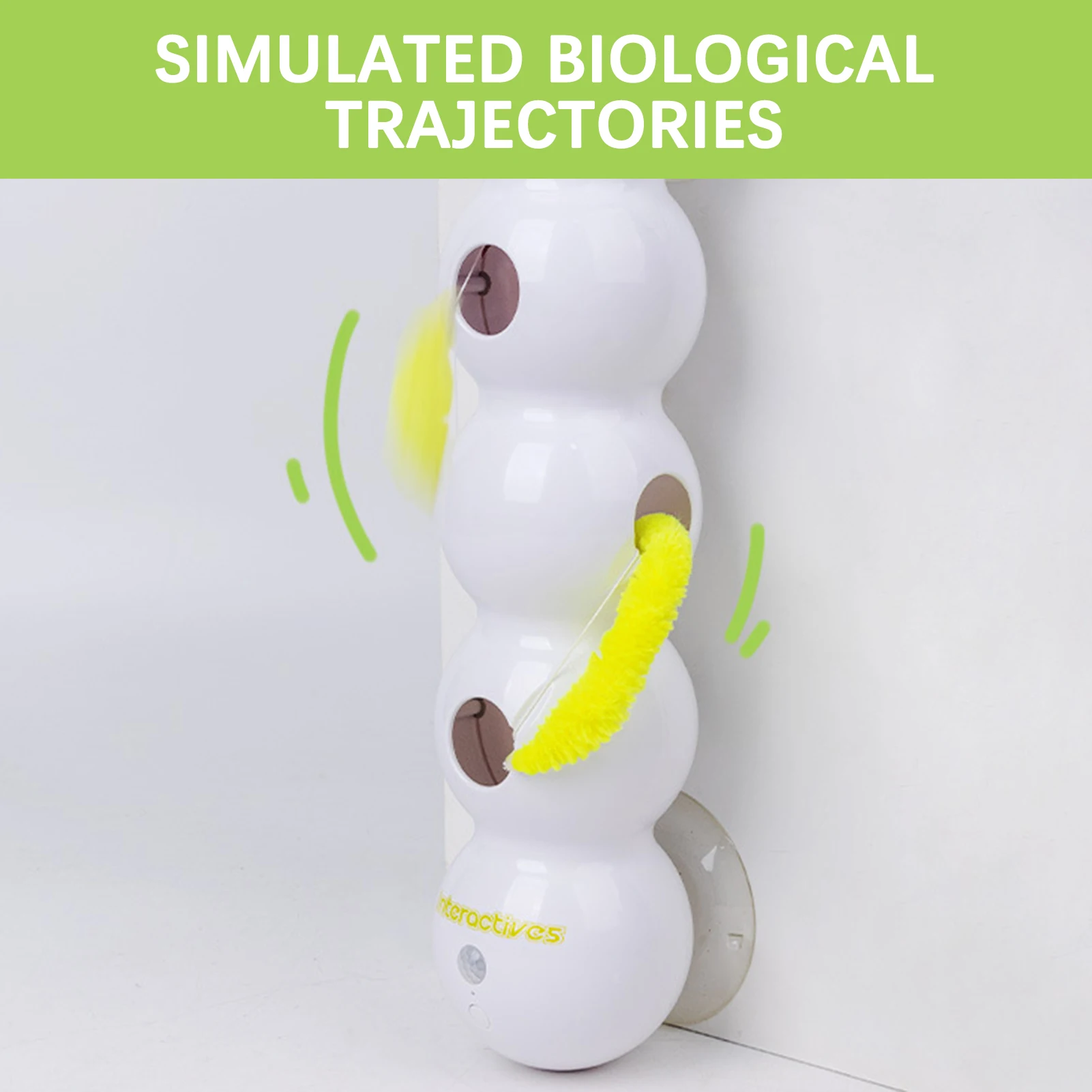 

Интерактивные гусеницы, умная электрическая игрушка для кошек, для дома, Wiggle Motion, для игр, для маленьких, средних и больших кошек