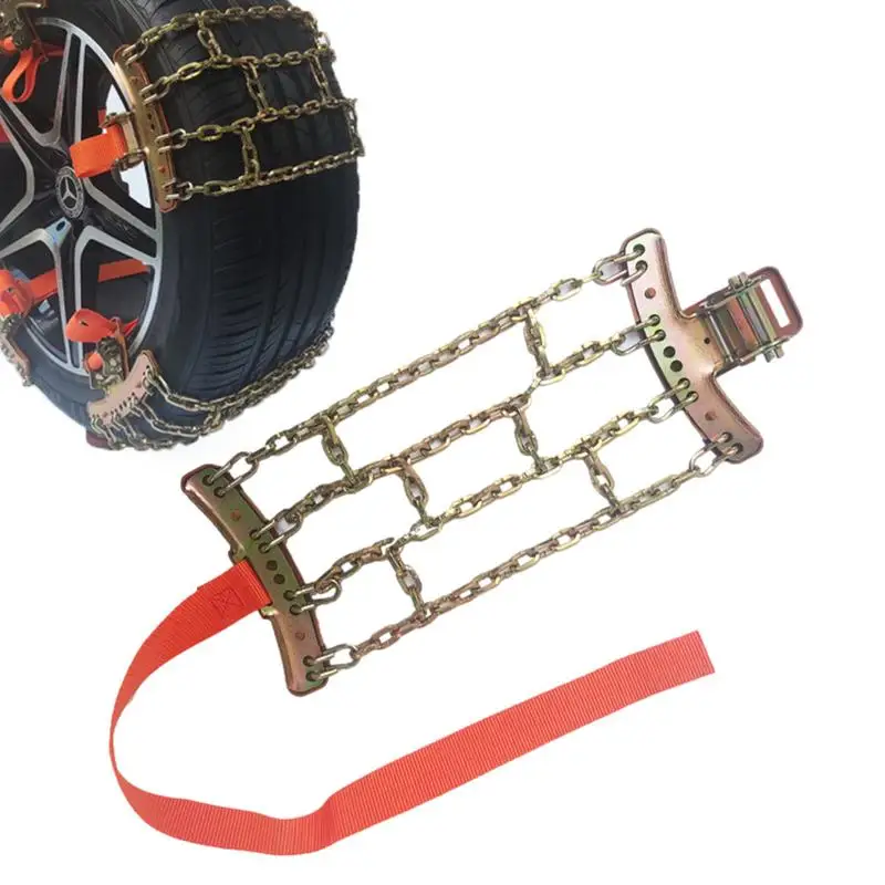 Snow Chains For Car Winter Driving Security Chain With Thickened Alloy Steel Snow Chains Car Anti Slip Tire Chains For Universal