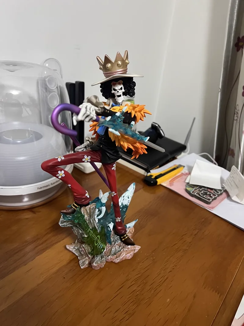 

LX Brook 2.0 Upgraded Version 33cm Anime Action Figure - Soul King, One Piece Anime GK Model Figure, Collectible Toy Decor