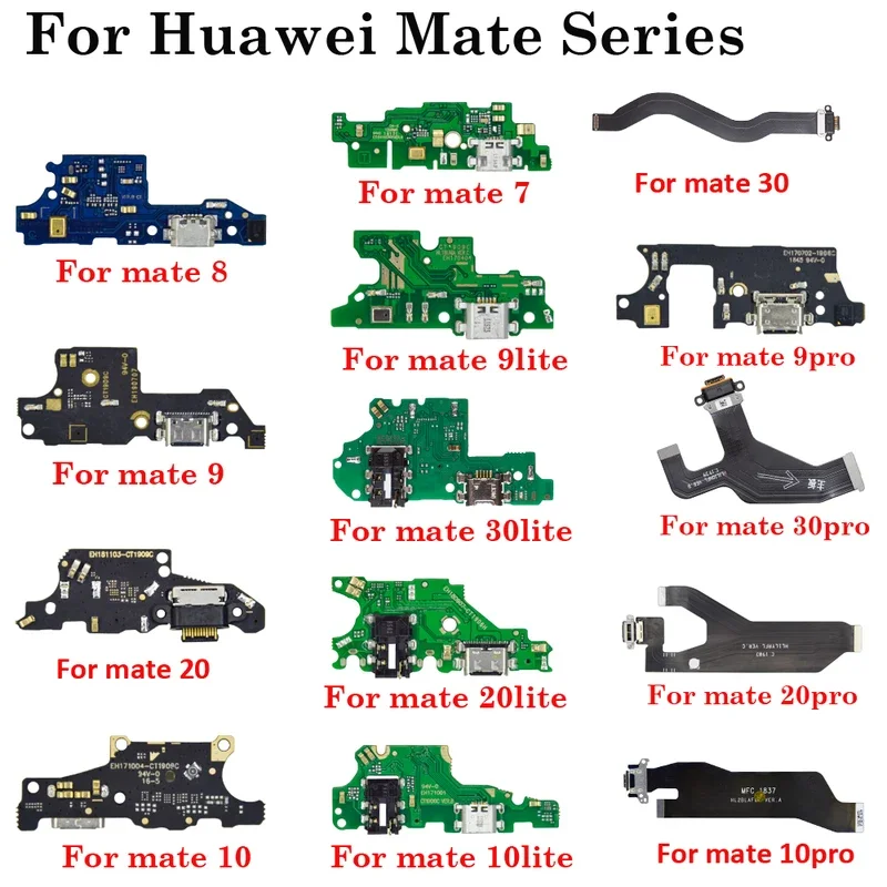 

1pcs For Huawei Mate 7 8 9 10 20 30 lite pro USB Charging Port Dock Connector Flex Cable Replacment Part