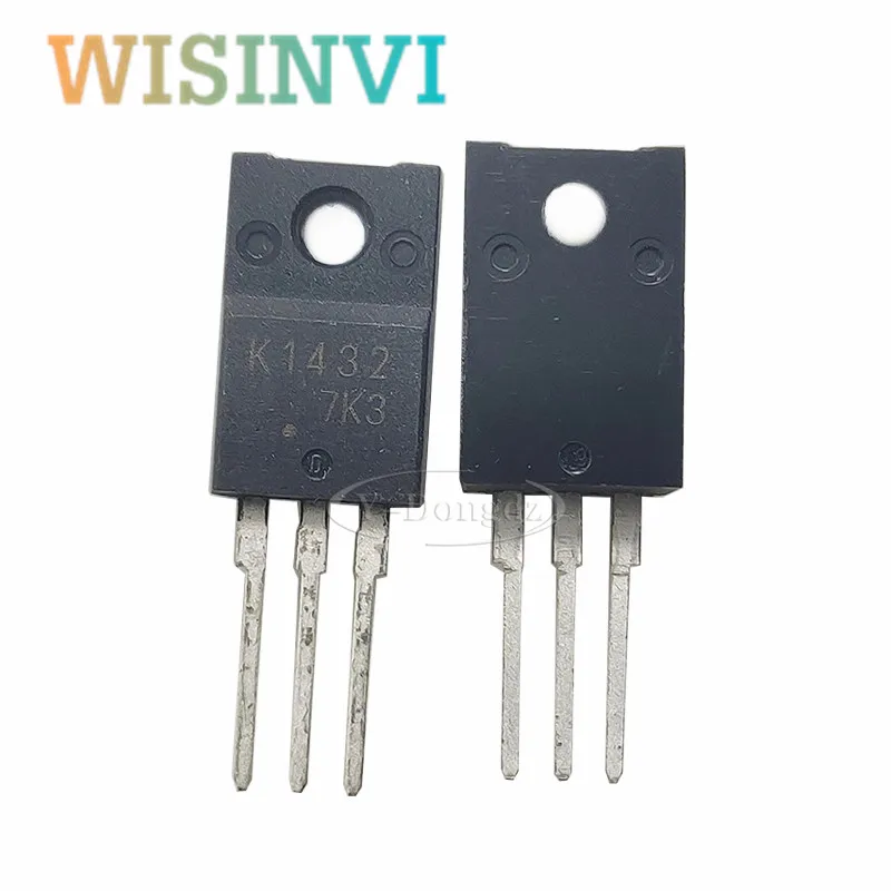 10PCS 2SK1420 K1420 60V 25A 2SK1421 K1421 40A 60V MOSFET 2SK1432 K1432 25A 100V 2SK1445 K1445 TO-220F 5A 450V