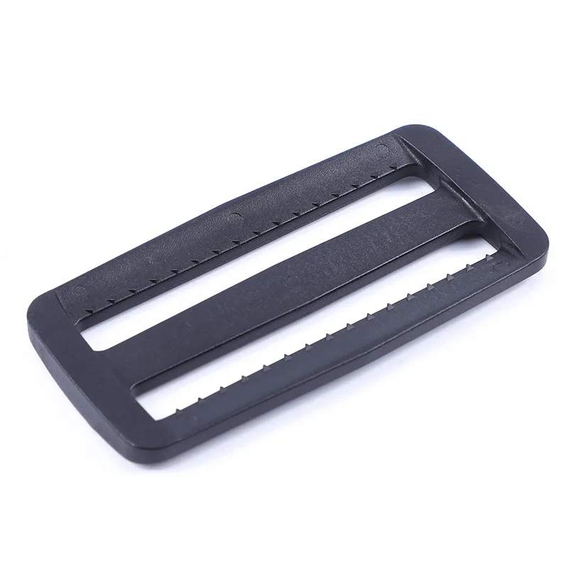 20pcs Plastic Tri Glides Slide 3 Bar Rectangle/Square Adjuster Buckle For Leather Craft Bag Shoulder Strap Belt Webbing 1-7.6cm