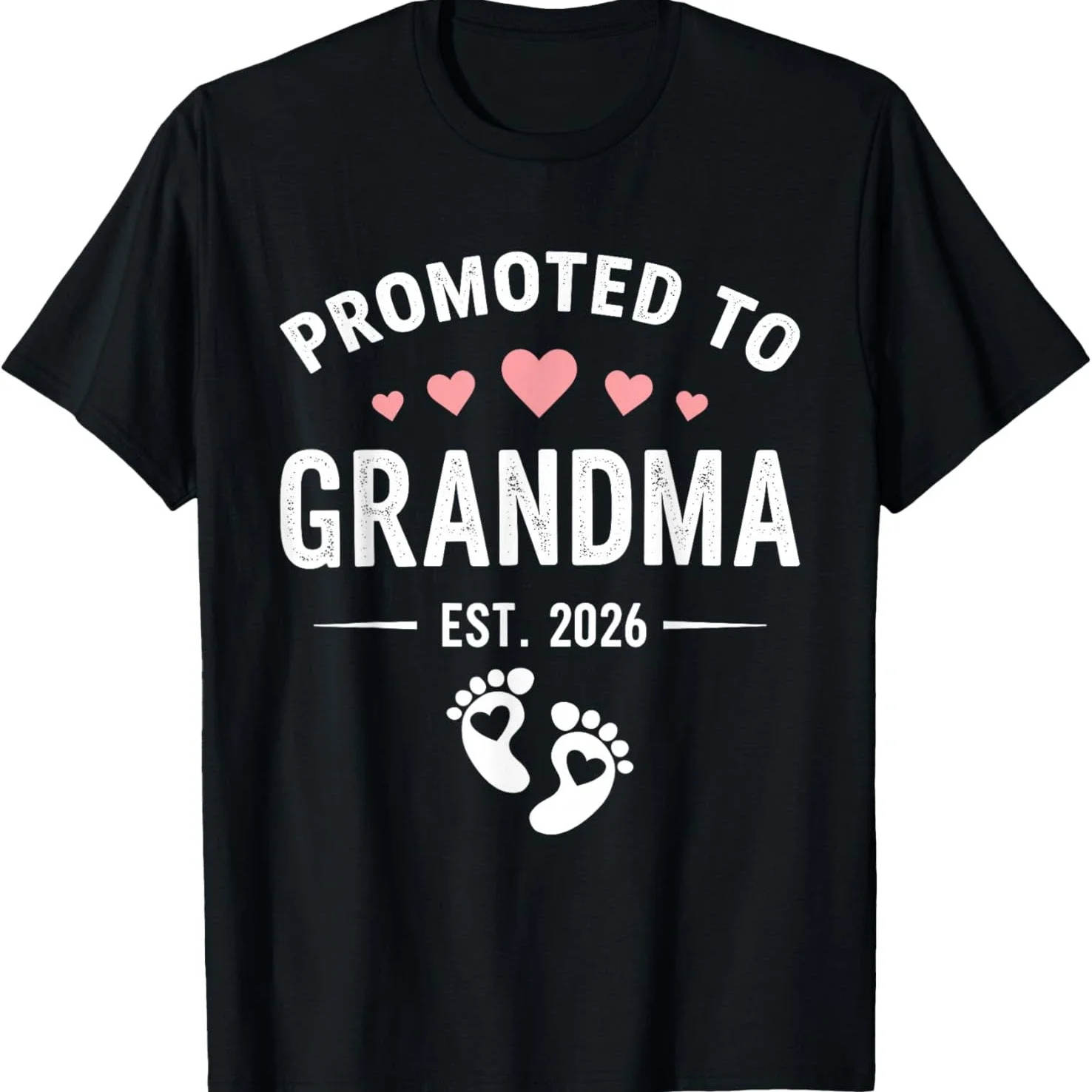 Engraçado promovido a avó 2026 t camisas femininas puro humor streetwear camiseta manga curta unissex avó