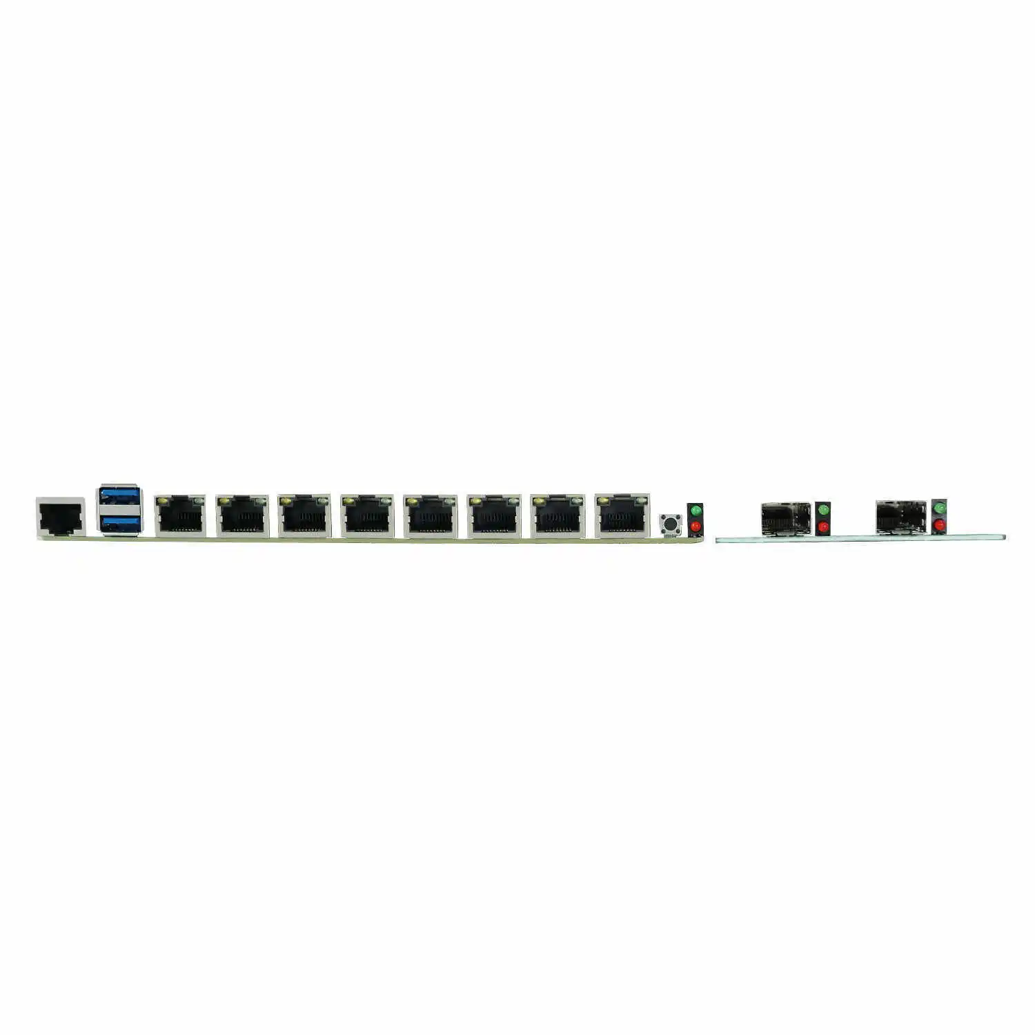 C236 main board 8 network port cyber security industrial control   supports 6-9 generation firewall soft routing embedded