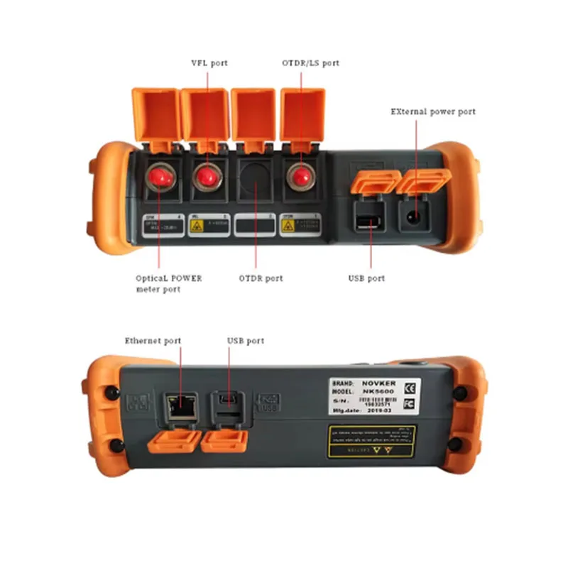 Original NOVKER NK5600 Fiber Optical OTDR 1310/1550nm 30/32dB SM Optic Fiber OTDR Tester With VFL OLS OPM Light Source Function